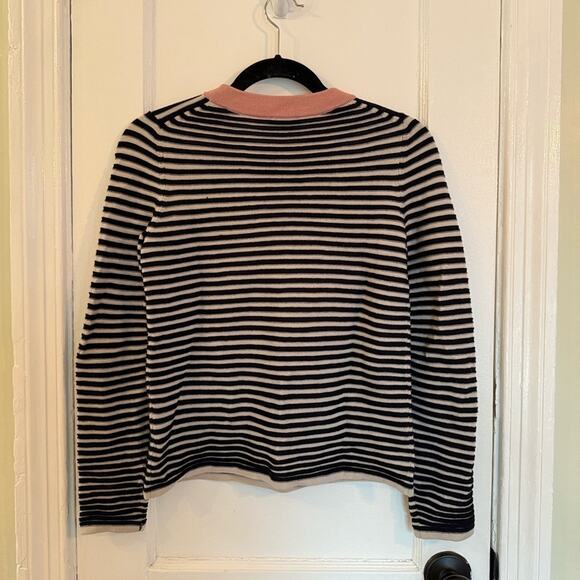 COS Striped Fine-knit Blue and Pink Sweater - Picture 4 of 8